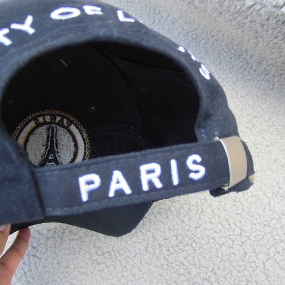 Paris France Hat  Embroidered City Of Lights Eiffle Tower Adjustable Back NWT - Picture 11 of 14